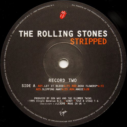 Rolling Stones / Stripped (Rare Analog 2LP)β