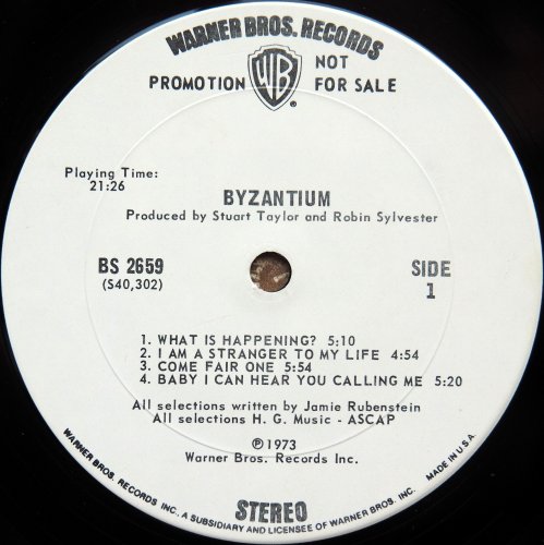 Byzantium / Byzantium (US White Label Promo)β