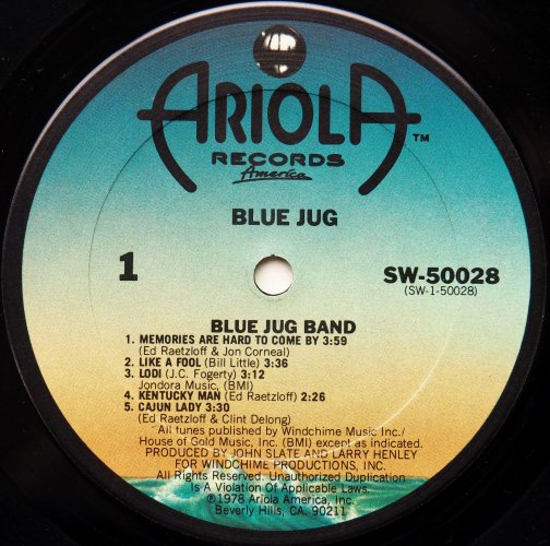 Blue Jug / Blue Jug (Rare 2nd)β