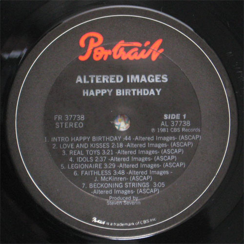 Altered Images / happy birthdayβ