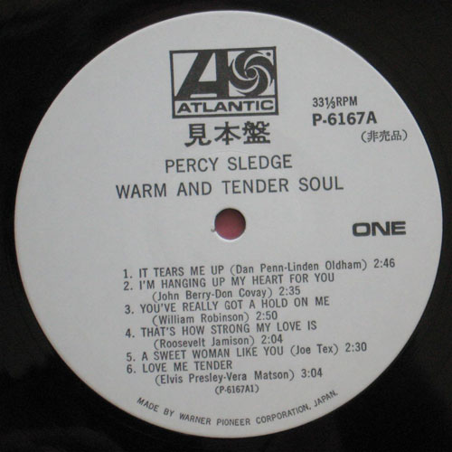 Percy Sledge / Warm & Tender Soul( ٥뵮Ÿסˤβ