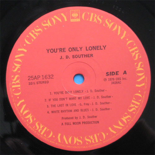 J.D. Souther / You're Only Lonely ()β