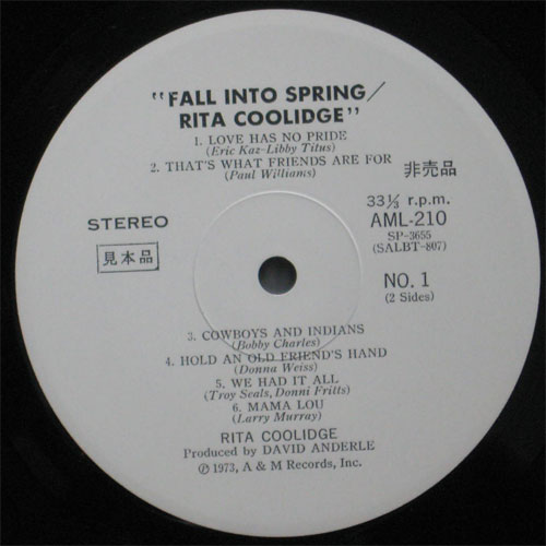 Rita Coolidge / Fall Into Springβ