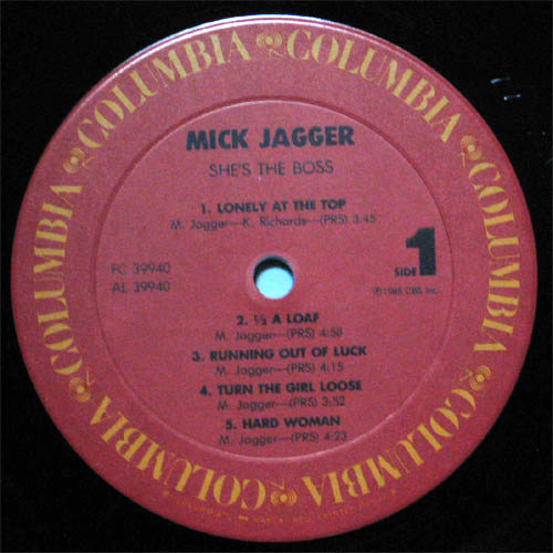 Mick Jugger / She's The Bossβ