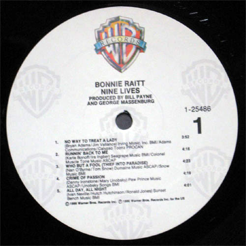 Bonnie Raitt / Nine Lives (in shrink )β