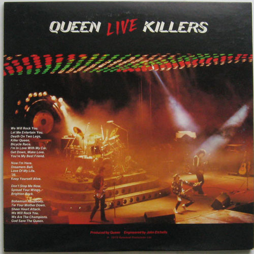 Queen / Live Killers (帯付貴重見本盤初回限定カラー・レコード