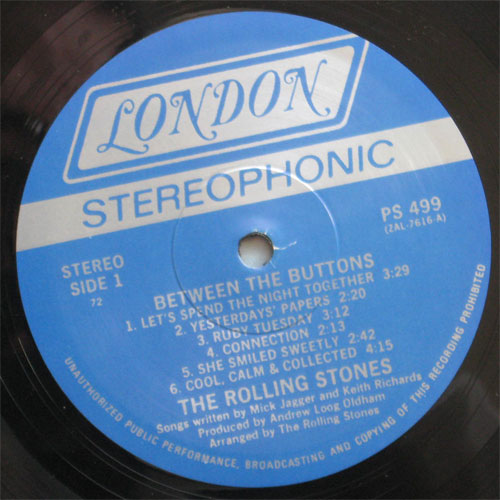 Rolling Stones, The / Between The Buttonsβ
