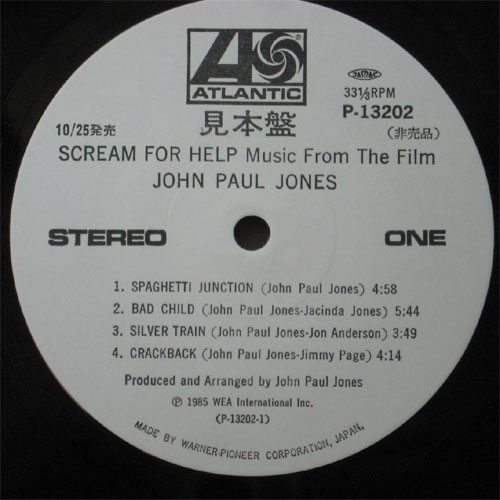 John Paul Jones / Music From The Film Scresm For Helpʡ٥븫 )β