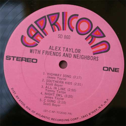 Alex Taylor / With Friends And Neighbors (US)β