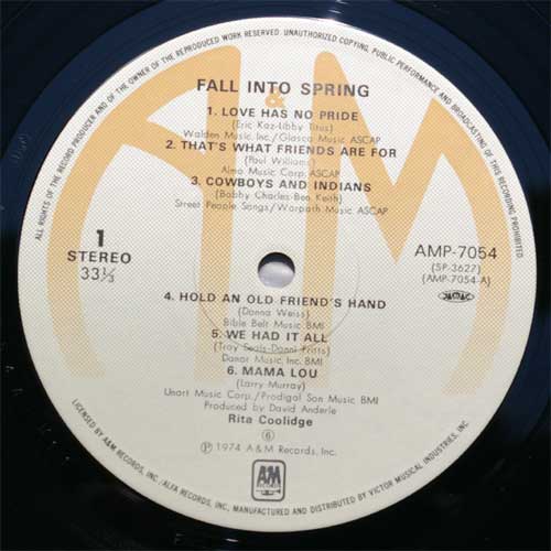 Rita Coolidge / Fall Into Springβ