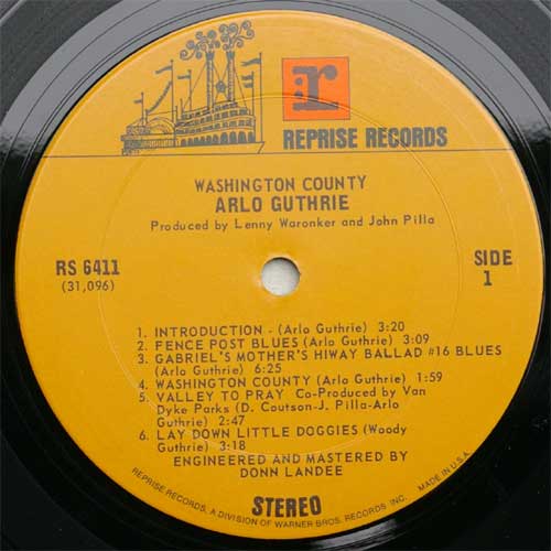 Arlo Guthrie / Washigton Countyβ