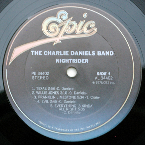 Charlie Daniels Band, The / Night Riderの画像