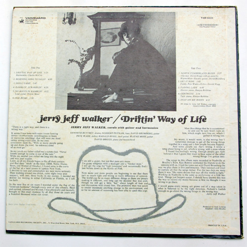 Jerry Jeff Walker / Driftin Way Of Lifeβ