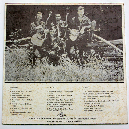 J.D. Crowe And The Kentucky Mountain Boys / bluegrass holiday / Ramblin' Boyβ