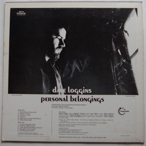 Dave Loggins / Personal Belomgings (JP)β