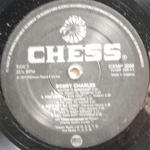 Bobby Charles / Chess Masters (UK)β