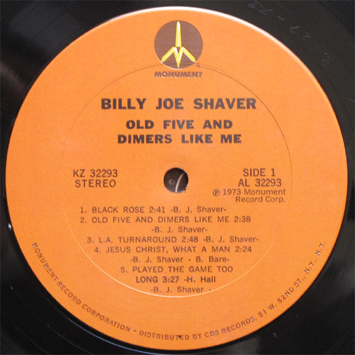 Billy Joe Shaver / Old Five And Dimers Like Meβ