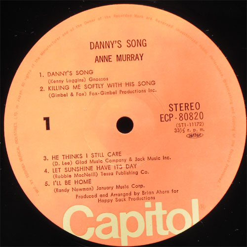 Anne Murray / Danny's Songβ