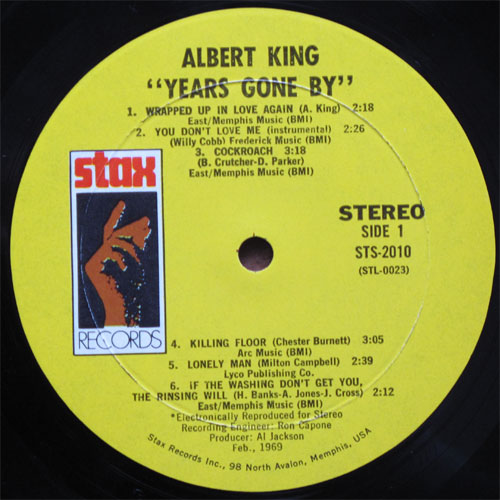 Albert King/ Years Gone Byβ