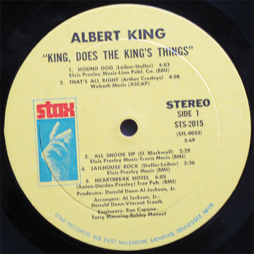 Albert King / King,Dpes The King's Thingsβ