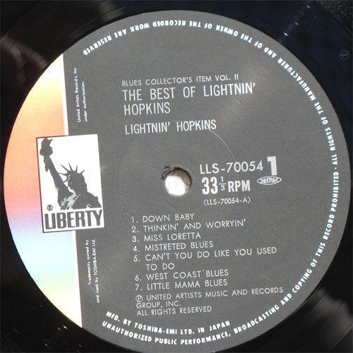 Lightnin' Hopkins / And The Bluesβ