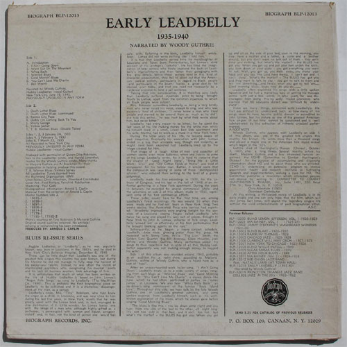 V.A. / Early Leadberry 1935-1940β