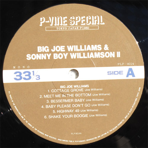 Big Joe Williams & The Sonny Boy Williamson ɣ / β