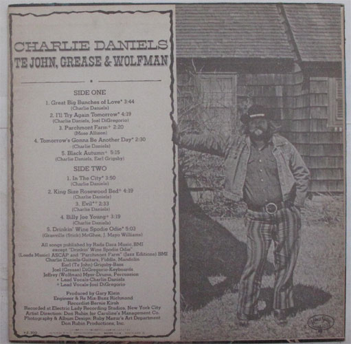 Charlie Daniels / The John. Grease & Wolfmanβ