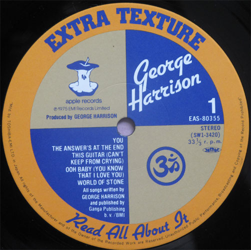 George Harrison / Extra Textureβ