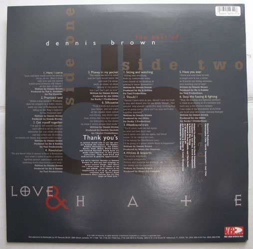 Dennis Brown / Love & Hate: The Best of Dennis Brownβ