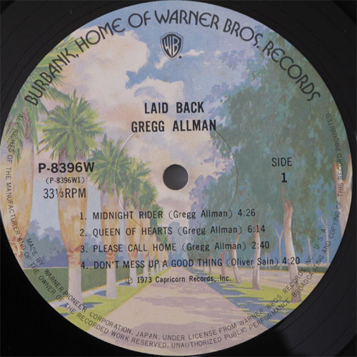 Gregg Allman / Laid Backの画像