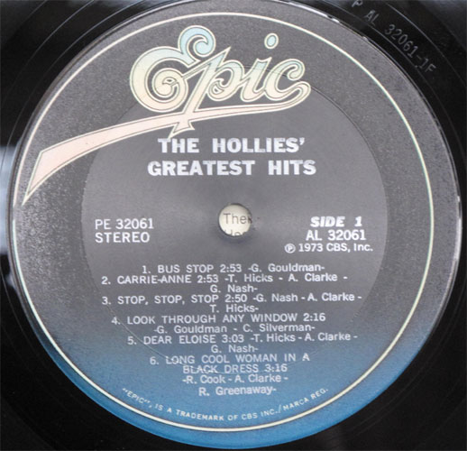 Hollis / The Hollies' Greatest Hitsβ