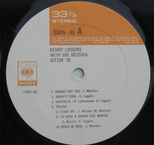 Kenny Loggins with Jim Messina / Sittin' Inβ