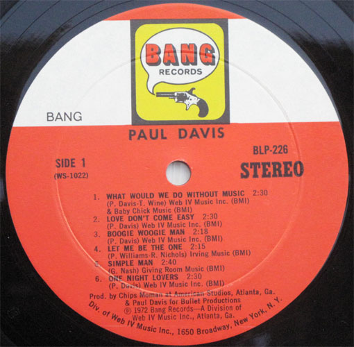 Paul Davis / Pastel Messageβ