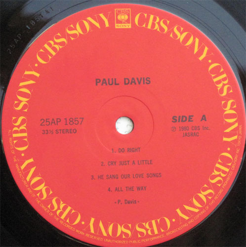 Paul Davis / Paul Davis ( In Shrink ˤβ