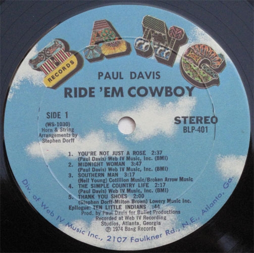 Paul Davis / Ride'em Cowboyβ