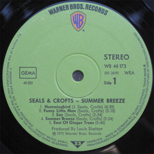 Seals & Crofts / Summer Breezeβ