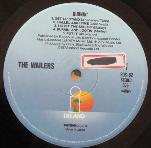 The Wailers / Burnin'β