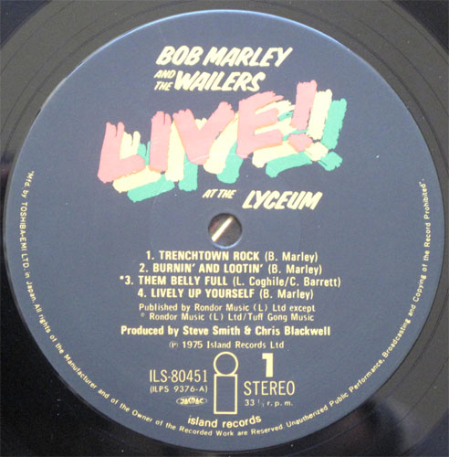 Bob Marley & The Wailers / Liveβ