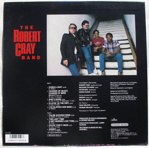 Robert Cray Band,The / Accusationsβ