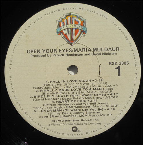 Maria Muldaur / Open In Your Eyesβ