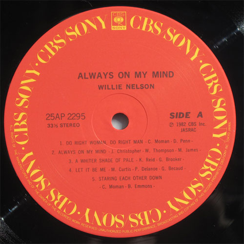 Willie Nelson / Always On My Mind(  )β