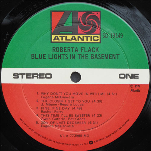Roberta Flack / Blue Lights In The Basementβ