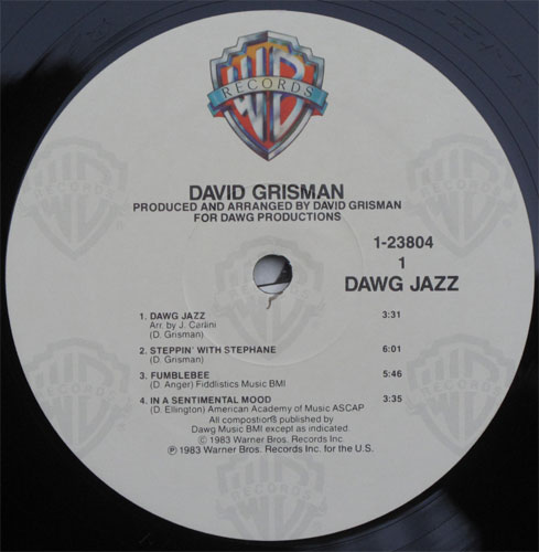 David Grisman / Dawg Jazz / Dawg Grassの画像