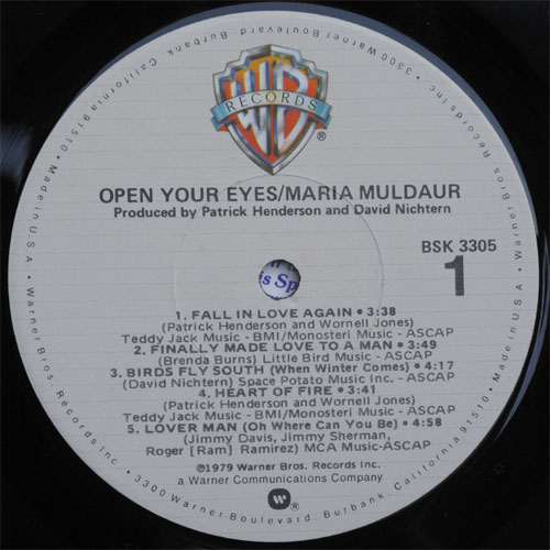 Maria Muldaur / Open Your Eyesβ