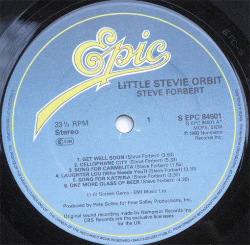 Steve Forbert / Little Stevie Orbitβ