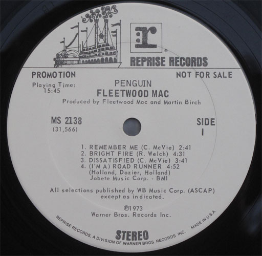 Fleetwood Mac / Penguin White Label / Promotion )β
