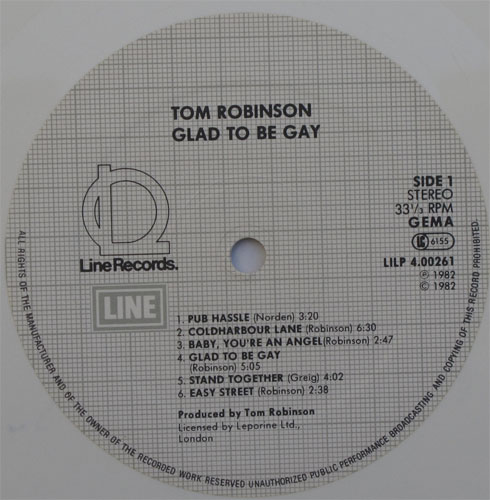 Tom Robinson Band / ArchiveSeries-Volume One Grad To Be Gay Cabaret( White Record )β