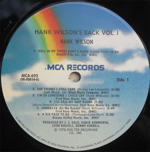 Hank WillsonLeon Russel/ Hank ( Hank Wilson's Back Vol.I )β