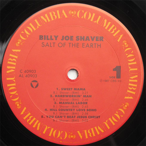 Billy Joe Shaver / Salt Of The Earth(DJ Copy )β